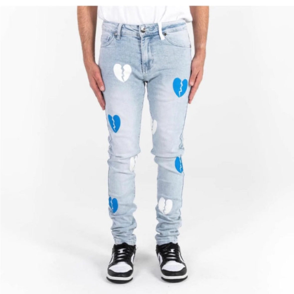 PHEELINGS LET IT GO BLUE SKINNY JEANS